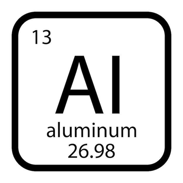 Aluminium icoon vector