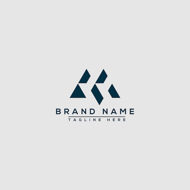 AM Logo Design Template Vector Graphic Branding Element.