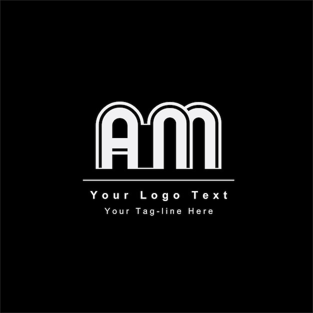 AM or MA letter logo Unique attractive creative modern initial AM MA A M initial based letter icon logo