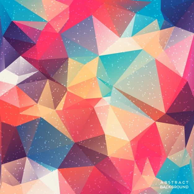 Amazing background with polygonal shapes