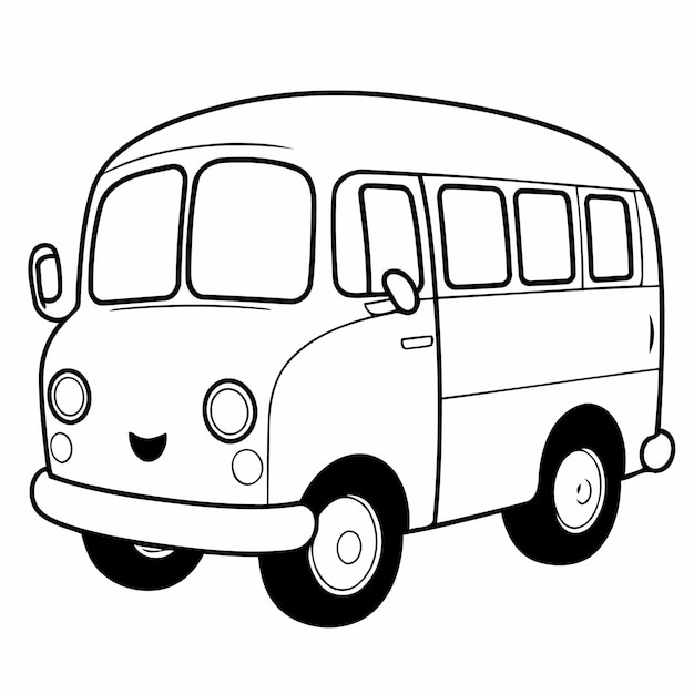 Vettore amazing bus per i libri per bambini