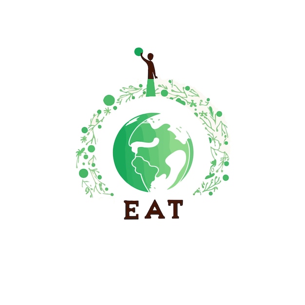 amazing and classy earth logo earth background earth creativity vector