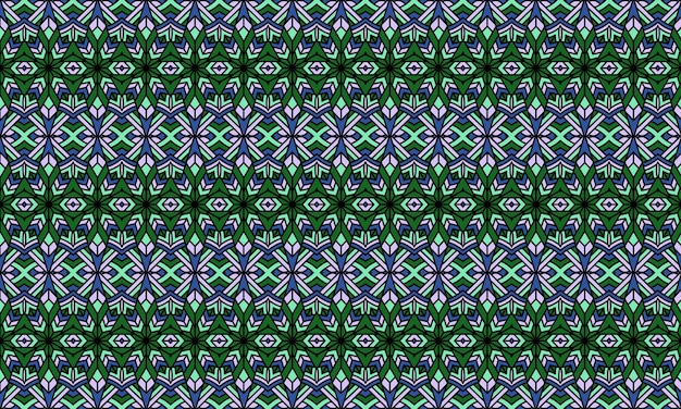 Amazing dynamic dynamic modern ethnic batik pattern full of colors