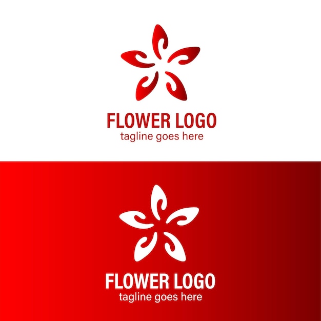 Amazing flower logo vector design