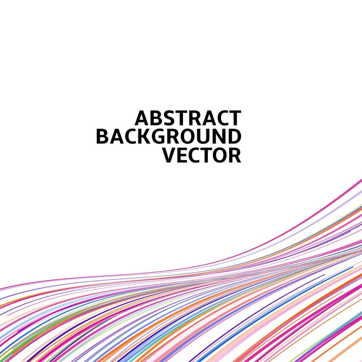 Vector amazing linear thread abstract white vector background template backdrop space design for posters flyers covers presentations business cards vector illustration