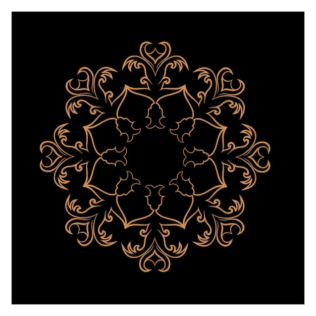 Vector amazing vector mandalas in different themes in oriental style for luxury logos designs