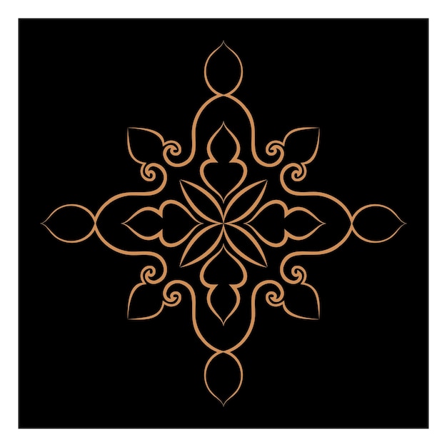 Amazing vector mandalas in different themes in oriental style for luxury logos designs