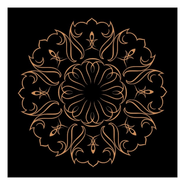 Amazing vector mandalas in different themes in oriental style for luxury logos designs