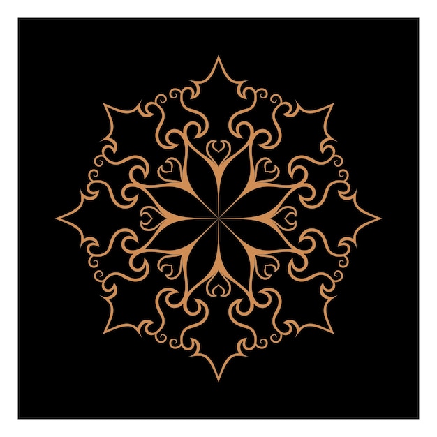 Amazing vector mandalas in different themes in oriental style for luxury logos designs