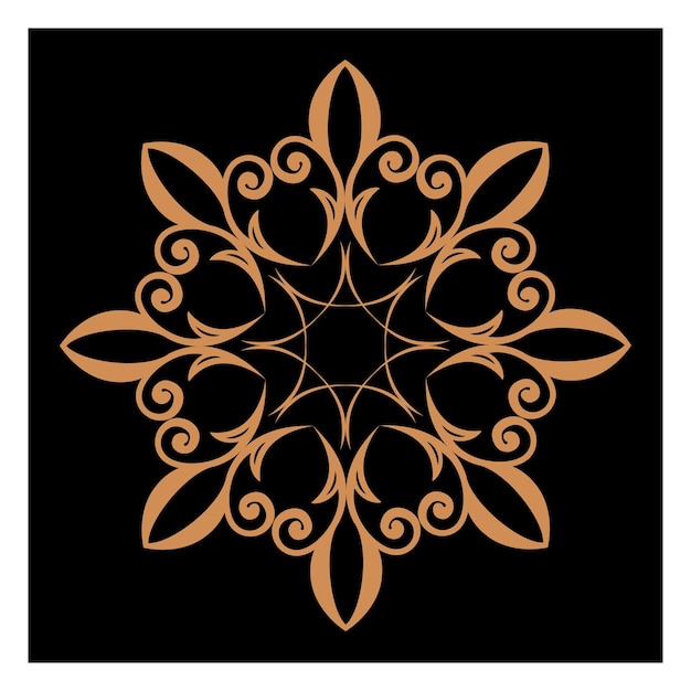 Vector amazing vector mandalas in different themes in oriental style for luxury logos designs