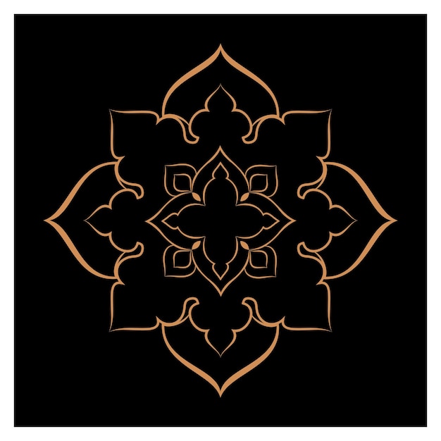 Amazing vector mandalas in different themes in oriental style for luxury logos designs