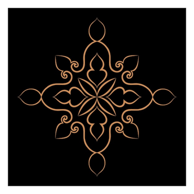 豪華なロゴデザインのためのオリエンタルスタイルのさまざまなテーマの素晴らしいベクトル曼荼羅