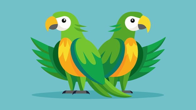 Amazon parrot vector stunning illustration for your projects