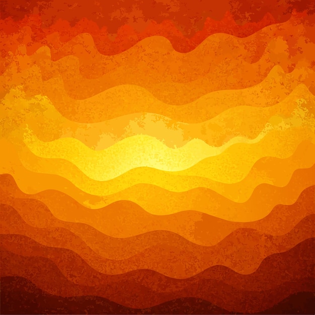 Amber Blaze Gradient Texture Grainy Background
