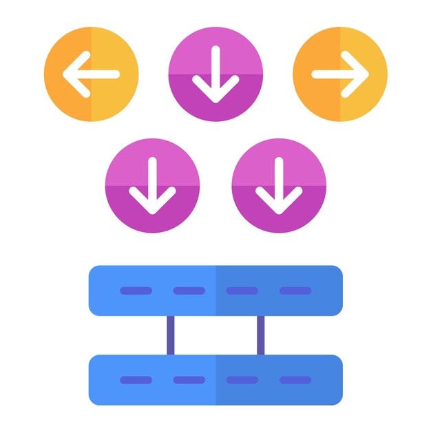 ベクトル あいまいさのフラットの図