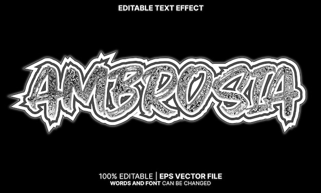 Ambrosia text effect