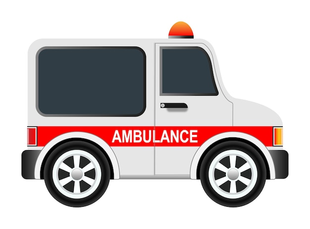 Vector ambulance car vector
