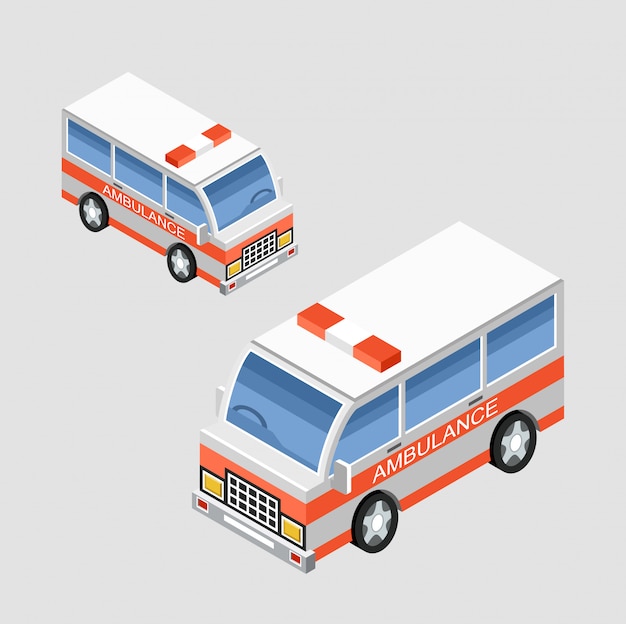 Ambulance car. 