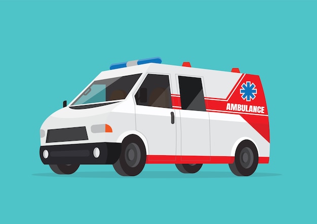 Ambulance car.