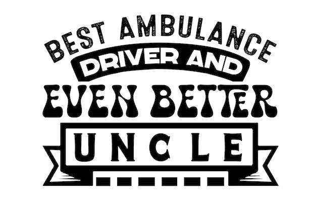 Vector ambulance driver svg bundle