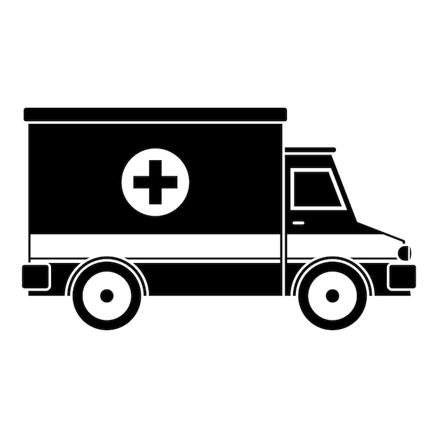 Значок скорой помощи Простая иллюстрация векторного значка скорой помощи для Интернета
