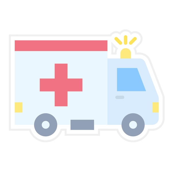 Ambulance icon vector image Can be used for City Elements