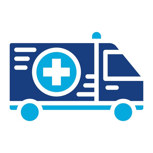 Ambulance icon vector image Can be used for Public Services