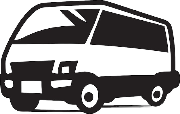 Ambulance van vector icon design