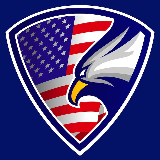 America eagle club crest logo