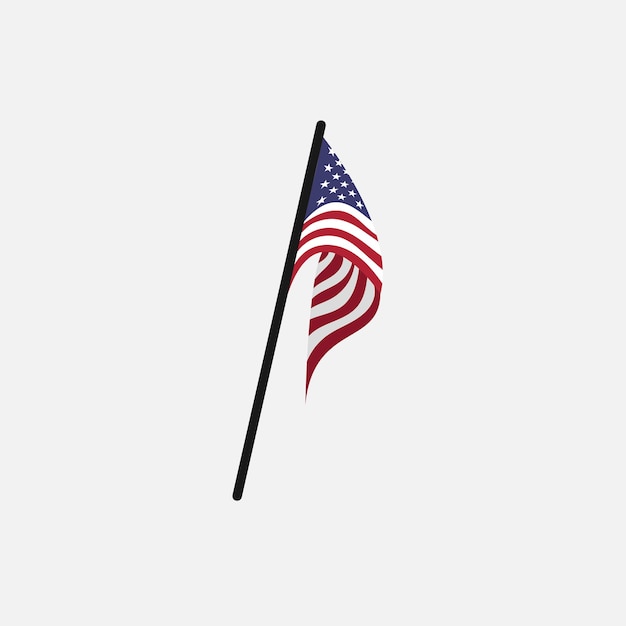Vector america flag icon