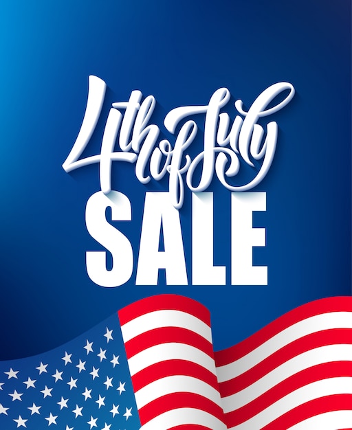 America independence day flag sale