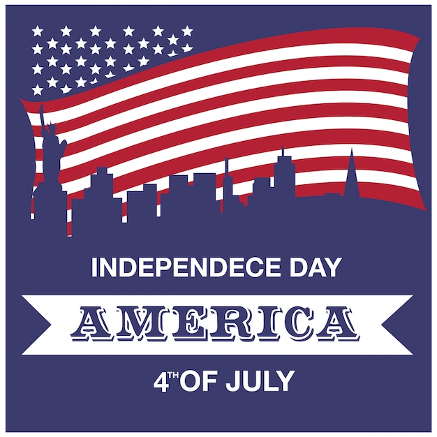 Vector america independence day