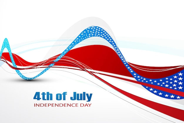 America Independent Day Design Vector Illustration