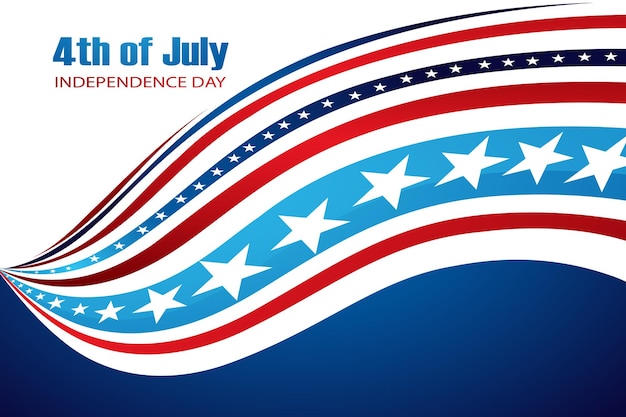 America Independent Day Design Vector Illustration