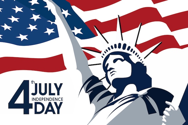 America Independent Day Design Vector Illustration