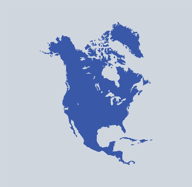 America island map design illustration