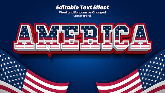 アメリカのテキスト効果
