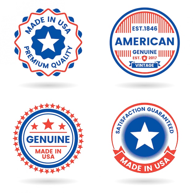 Vector america vector label for banner