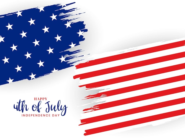 American 4th of july celebration modern background