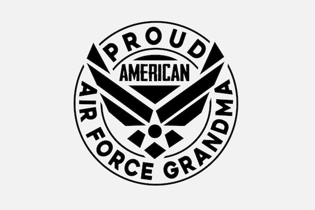 Vector american air force svg design