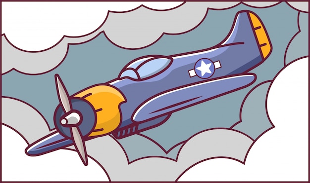 Vector american aircraft fighter