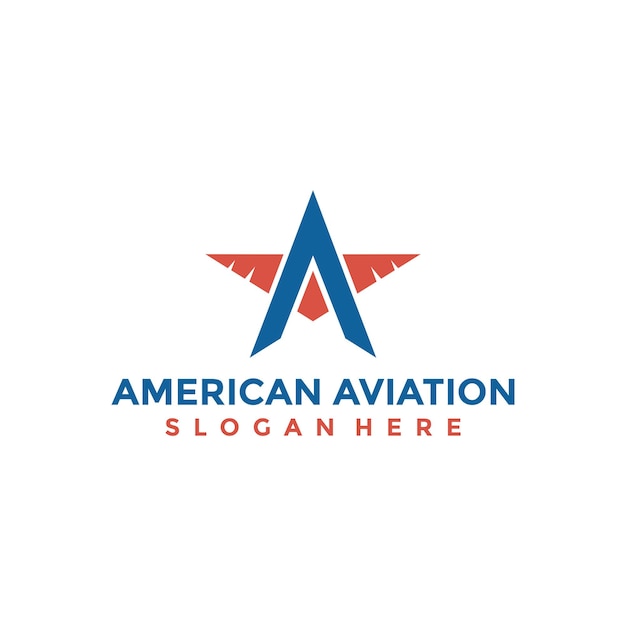 Дизайн логотипа американского авиационного колледжа