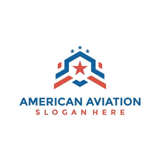 American Aviation College Logo Design