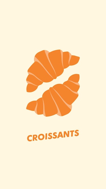 American croissants banner