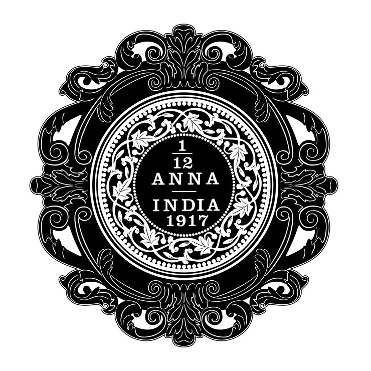 american dollar coin and old frame handmad silhouette model 12
