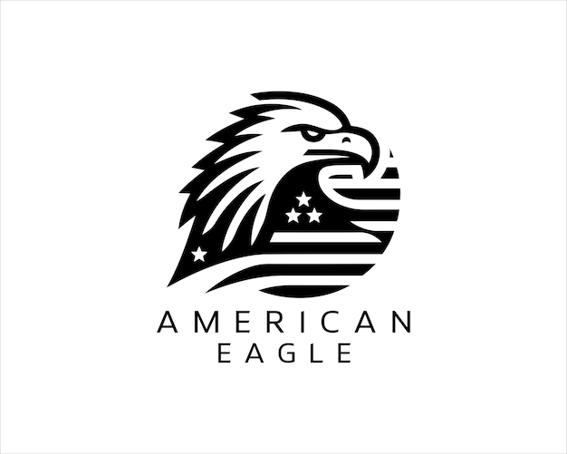American Eagle logo design icon vector illustration