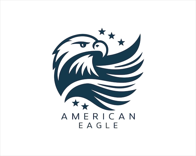 American Eagle logo design vector illustration