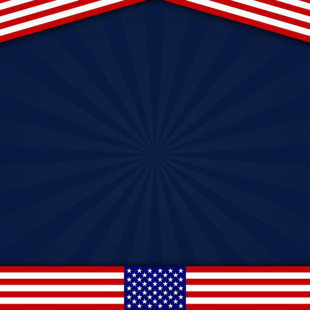 Фон американского флага для любого события