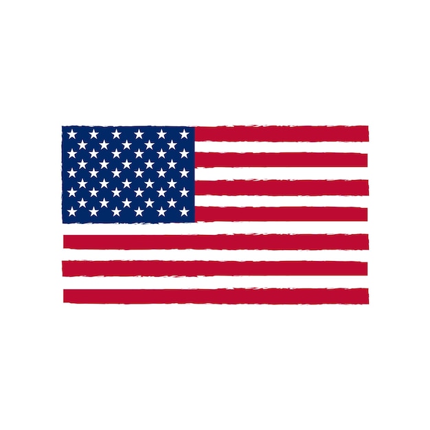アメリカ国旗のベクトルイラスト