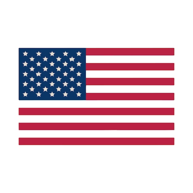 アメリカ国旗のベクトル画像
